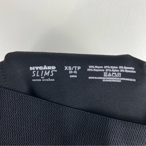 Peter Nygard Slims Missy‎ Stretchy Spandex Pull On Capri Leggings Size XS (NWT) - Picture 5 of 5